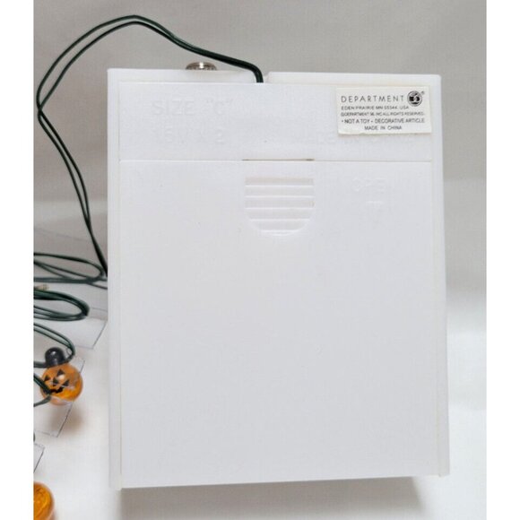 Dept 56 Halloween Village PUMPKIN LIGHTS 12 LED Light Strand #52700 - Picture 8 of 14